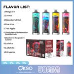 OKSO shisha hookah mega 50k puffs Online sales - Image 2