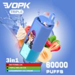 VOPK TRIPE 60k PUFFS Disposable vape European countries