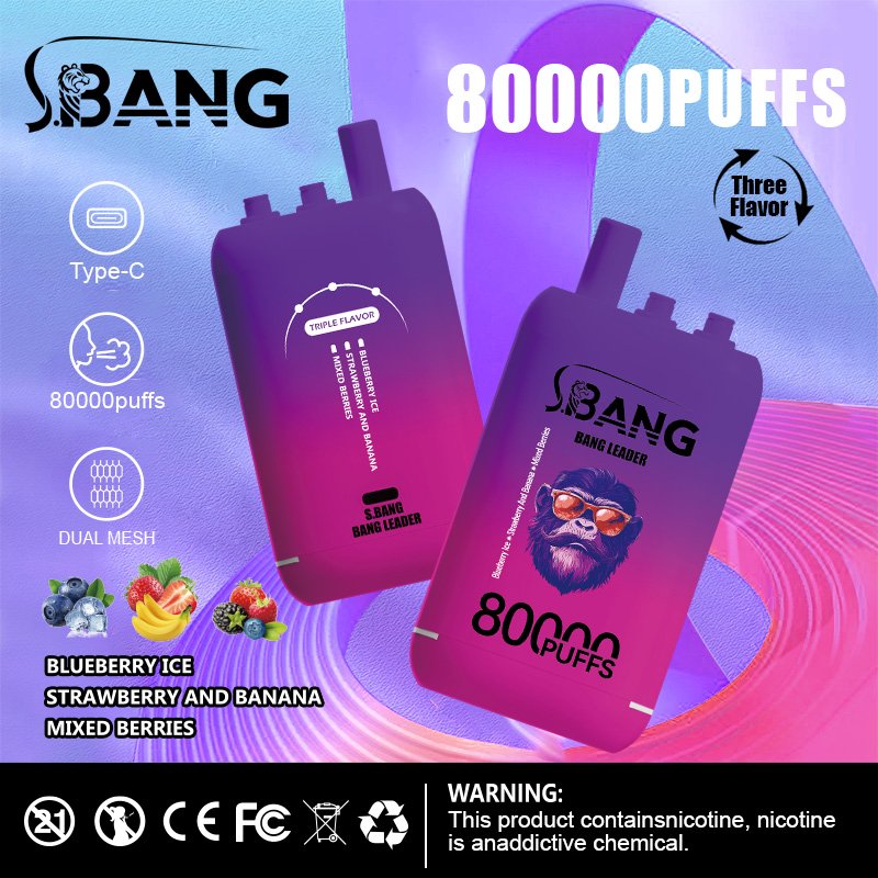 bang leader 80k puffs Bang leader 80k puffs 3in1 Flavors Disposable vape - Image 1