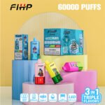 FIHP 60000 3in1 Triple Flavors Disposable Vape Wholesale - Image 2