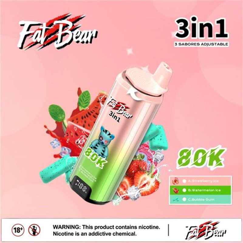 Aivono Fat Bear 80000Puffs Wholesale Aivono Fat Bear 80000Puffs Triple Disposable Vape - Image 1