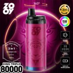 Zooy king triple 80000 puffs disposable vape - Image 5