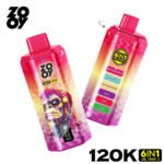 ZOOY 6 IN 1 120K puffs Disposable vape - Image 4