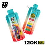ZOOY 6 IN 1 120K puffs Disposable vape - Image 2