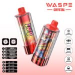 WASPE 8in1 Crystal 180K disposable vape wholesale - Image 6