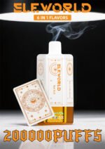 ELEWORLD 200k puffs 6in1 disposable vape Europe