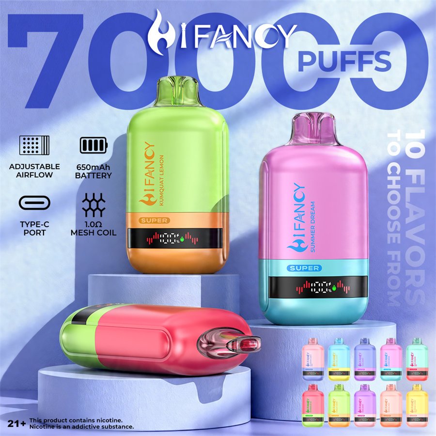 HIFANCY 70k puffs HIFANCY SUPER 70K Puffs Disposable vape EU warehouse - Image 1