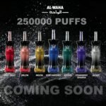 AL-WAHA Rocket 250K puffs disposable vape wholesale - Image 4