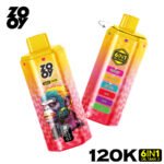 ZOOY 6 IN 1 120K puffs disposable vape EU warehouse