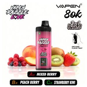 VAPEN RAZZLE 80K 3IN1 puffs EU warehouse
