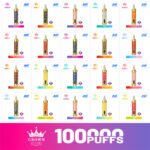 JNR crown shisha 100K puffs disposable vape wholesale - Image 7