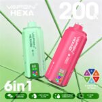 VAPEN HEXA 200K 6IN1 wholesale disposable vape - Image 5