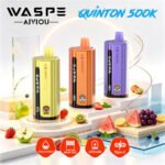 WASPE 10 in 1 Quinton 500K puffs disposable vape wholesale