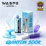 WASPE 10 in 1 Quinton 500K puffs disposable vape wholesale - Image 4