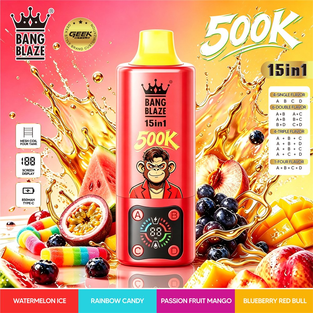 Bang Blaze 500K 15in1 puffs Bang Blaze 500K 15in1 puffs wholeslae vape - Image 1